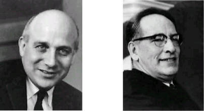 Eckert(esquerda) e Mauchly(direita).